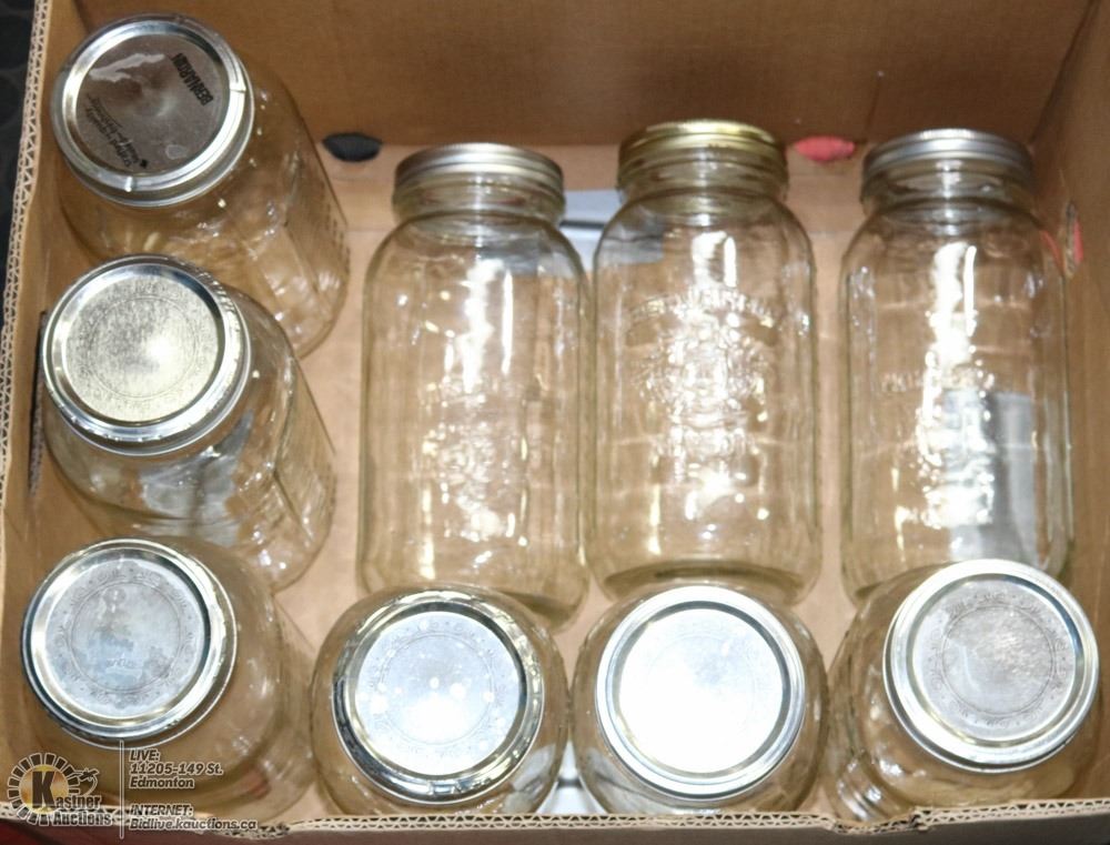 9 LARGE CANNING JARS BERNARDIN MASON 9-large-canning-jars-bernardin-mason