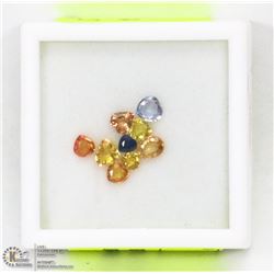 1) GENUINE HEART SHAPED SAPPHIRE GEMSTONES