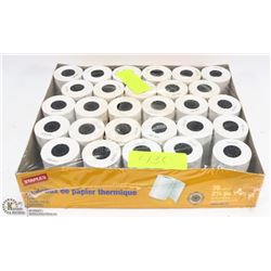 BOX OF THERMAL PAPER ROLLS