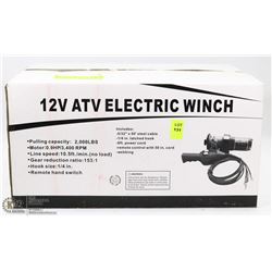 12VOLT 2000LBS ATV WINCH