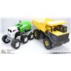Image 1 : TONKA TRUCK & MATCHBOX TRUCK.