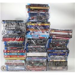 BOX OF ASST DVDS & BLURAYS INCL THE HOBBIT & LORD