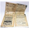 Image 1 : LOT OF 4 ANTIQUE BUILDING WORLD JOURNAL CIRCA 1911