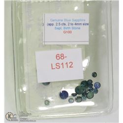 18) GENUINE BLUE SAPPHIRE GEMSTONE
