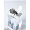 Image 1 : 19) STERLING SILVER NATURAL DIAMOND RING