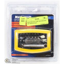 MASTERCRAFT 29PC RATCHETING BIT WRENCH SET.