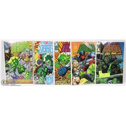 LOT OF 5 THE SAVAGE DRAGON VS TEENAGE MUTANT