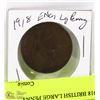 Image 1 : 1918 BRITISH LARGE PENNY