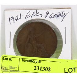 1921 BRITISH LARGE PENNY.