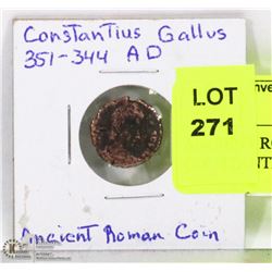ANCIENT ROMAN COIN 351-344 AD CONSTANTIUS GALLUS