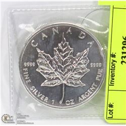 MAPLE LEAF .999 SILVER ONE TROY OUNCE COIN