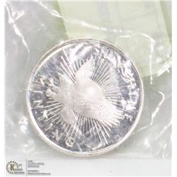 .999 SILVER HALF TROY OUNCE COIN.