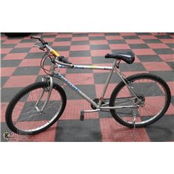 POLICE SEIZURE SILVER RALEIGH 21 SPD MTN BIKE