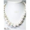 Image 1 : 22) STERLING SILVER FRESHWATER PEARL NECKLACE
