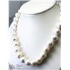 Image 2 : 22) STERLING SILVER FRESHWATER PEARL NECKLACE