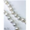 Image 3 : 22) STERLING SILVER FRESHWATER PEARL NECKLACE