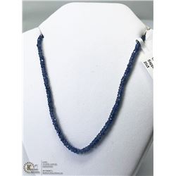 25) 14KT GOLD ENHANCED NATURAL SAPPHIRE NECKLACE