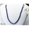 Image 2 : 25) 14KT GOLD ENHANCED NATURAL SAPPHIRE NECKLACE