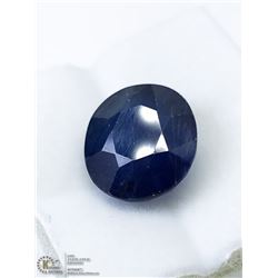 28) GENUINE ENHANCED BLUE SAPPHIRE