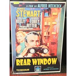 VINTAGE DRY MOUNTED MOVIE ADVERTISING POSTER