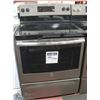 Image 1 : GE SLATE GREY 30" 4 BURNER STOVE, SELF CLEAN