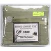 Image 1 : BAMBOO COMFORT PLUS KING SIZE SAGE GREEN  1800