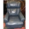 Image 1 : LEATHER GENUINE LA-Z-BOY RECLINER ROCKER