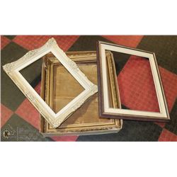 BOX OF LARGE FRAMES