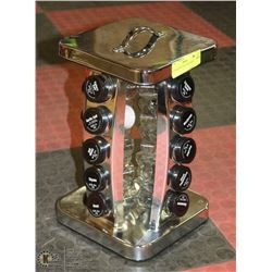 20 PLACE ROTATES  SPICE RACK