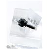 Image 5 : 43) 10KT WHITE GOLD BLACK DIAMOND RING