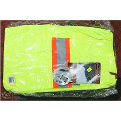 PIONEER SIZE 2XL YELLOW HI VIS BIB PANTS ON CHOICE