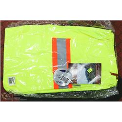 PIONEER SIZE 2XL YELLOW HI VIS BIB PANTS ON CHOICE