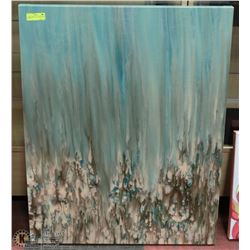 LARGE ABSTRACT CANVAS PICTURE 38"X30"