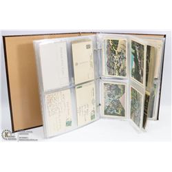 BOOK WITH OVER 100 VINTAGE POST CARDS MOST OVER