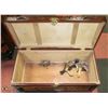 Image 3 : CARVED WOOD CHEST 16"X34"X14"H
