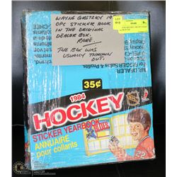 WAYNE GRETZKY 1984 OPC STICKET BOOK IN THE