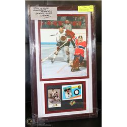 STAN MIKITA  GUARANTEED AUTHENTIC JERSEY CARD