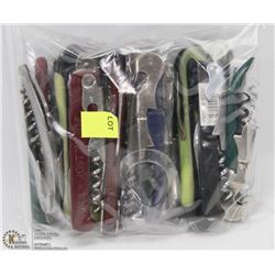 BAG OF CORK SCREWS