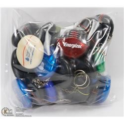 BAG OF SCREWDIVER BIT KEYCHAINS