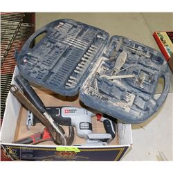 BOX OF VARIOUS TOOLS