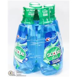 6 BOTTLES OF CREST SCOPE CLASSIC MOUTH WASH