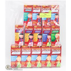 BAG OF ASSORTED CHILDRENS & INFANTS TYLENOL