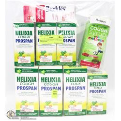 BAG OF ASSORTED COUGH & COLD MEDICINES.