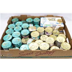 X-LARGE FLAT OF FANCY FEAST CAT FOOD