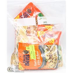 LARGE BAG OF UNCLE BENS BISTRO & FAST AND FANCY