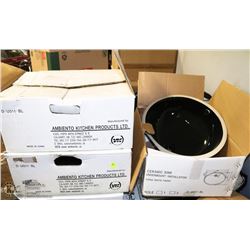 GROUP OF 5 CERAMIC UNDERMOUNT SINKS AS THEY COME