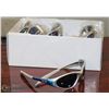 Image 1 : CASE OF OAKLEY REPLICA 400UV BLUE AND SILVER