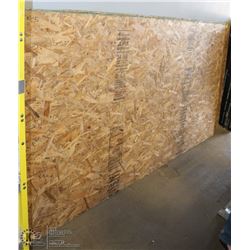 LOT OF 4 NORBOARD SHEETS (PLYWOOD) 8' X4' X3/8"
