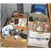 Image 1 : PALLET OF HOUSEHOLD, CRAFT ITEMS, PICTURE FRAMES
