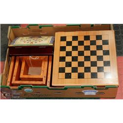 3 NEW SQUARE WOOD SHELVES 9", 7" AND 5"